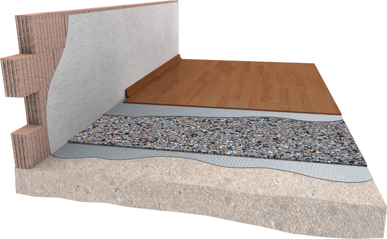 Damtec Standard Acoustic Underlay, Soundproofing Floor Tiles